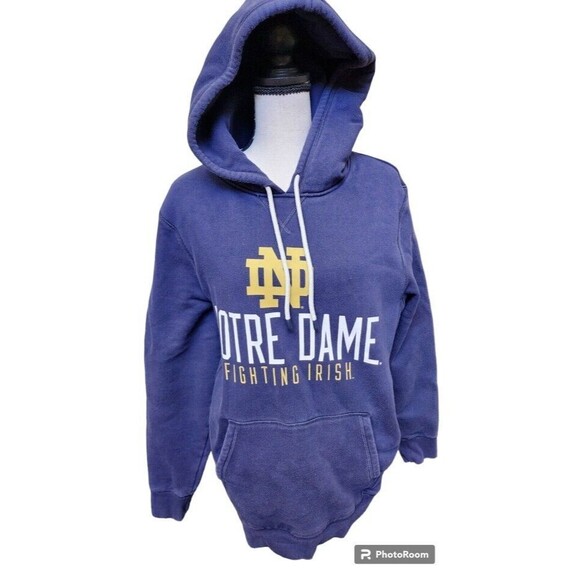 NOTRE DAME Hoodie Size Medium Under Armour Pullover Cold Gear Loose - Picture 1 of 8